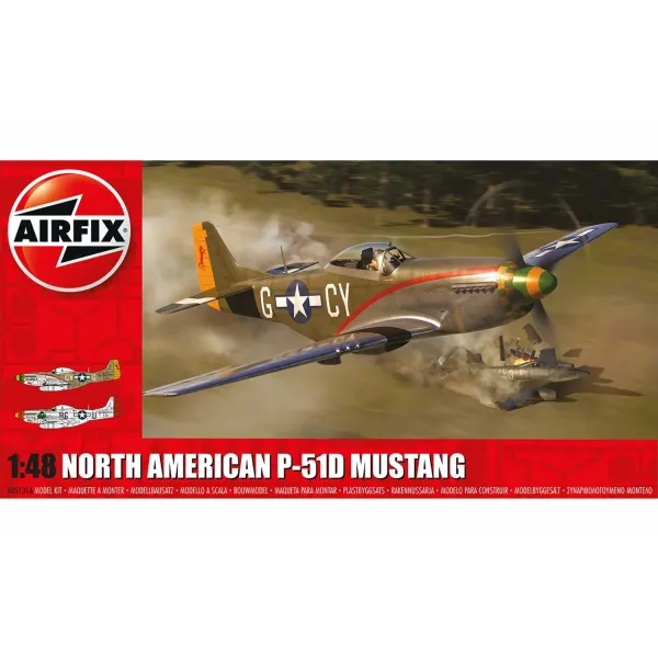 Airfix North American P-51D Mustang 1:48 Plastic Kit