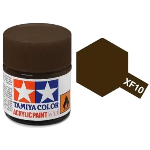 Tamiya XF-10 Flat Brown Acrylic Paint 10ml