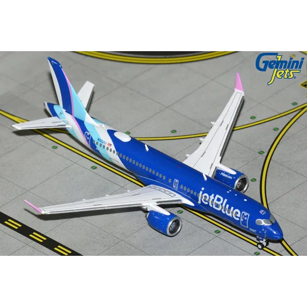 Gemini Jets JetBlue Airways Airbus A220-300 'Taming Of The Blue'  Diecast - N3241J - 1/400