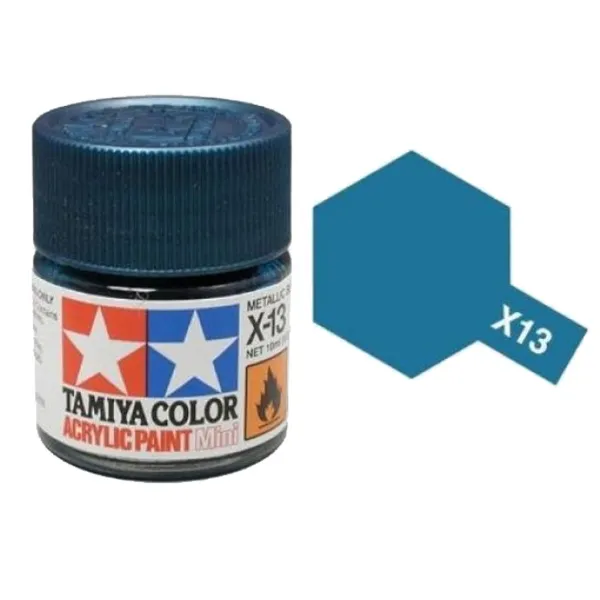 Tamiya X-13 Metallic Blue Acrylic Paint 10ml