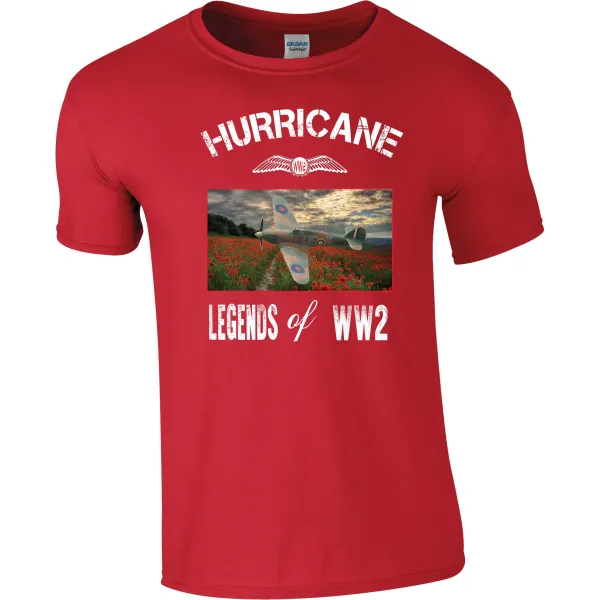 Hurricane Over Poppy Fields T-Shirt - Last small