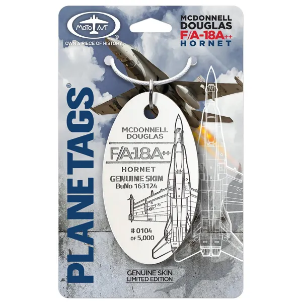 F-18 Hornet - 163124 - PlaneTag - Intake White