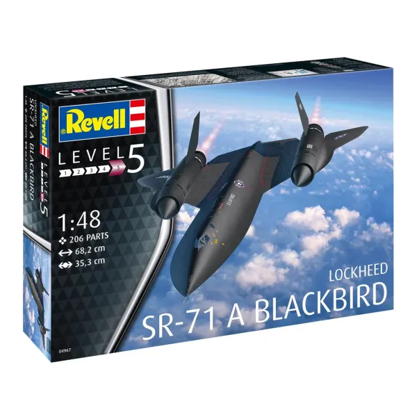 Revell Lockheed SR-71 A Blackbird 1:48 Plastic Kit