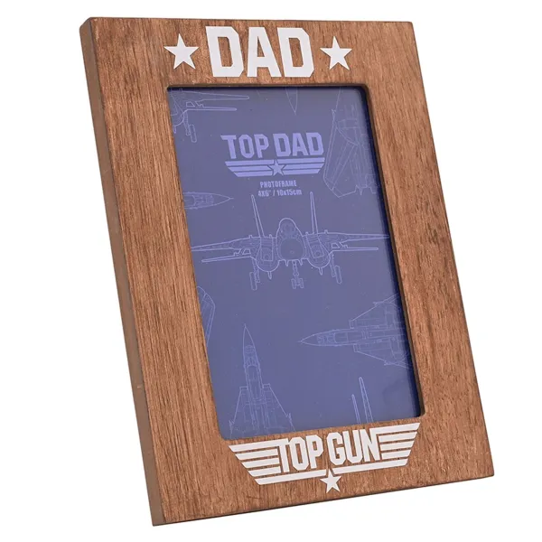 Top Gun Top Dad Photo Frame