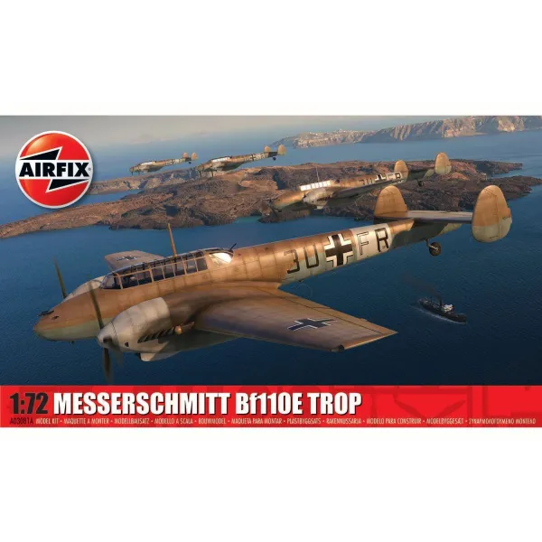 Airfix Messerschmitt Bf110E/E-2 TROP 1:72 Plastic Kit