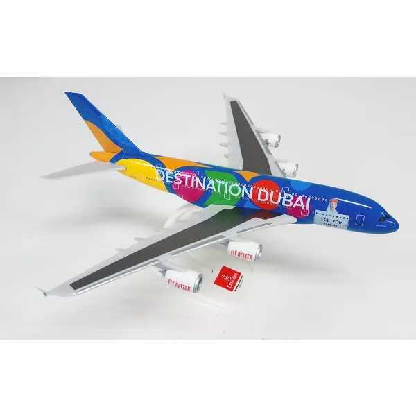 Emirates Airbus A380 Destination Dubai / Part of the Magic Plastic Model - 1/250