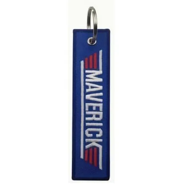 Maverick Embroidered Keyring