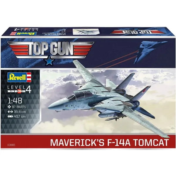 Revell Top Gun F-14A Tomcat 1:48 Plastic Kit