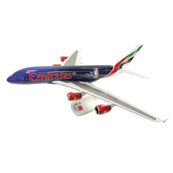 Emirates Airbus A380 NBA Livery - A6-EOD Plastic Model -  1/200