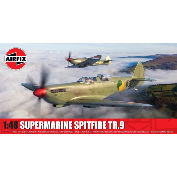 Airfix Supermarine Spitfire Tr.9 1:48 Plastic Kit