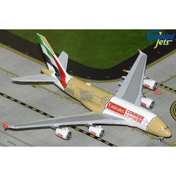 Gemini Jets Emirates Airbus A380 Courier Express Diecast - A6-EET - 1/400