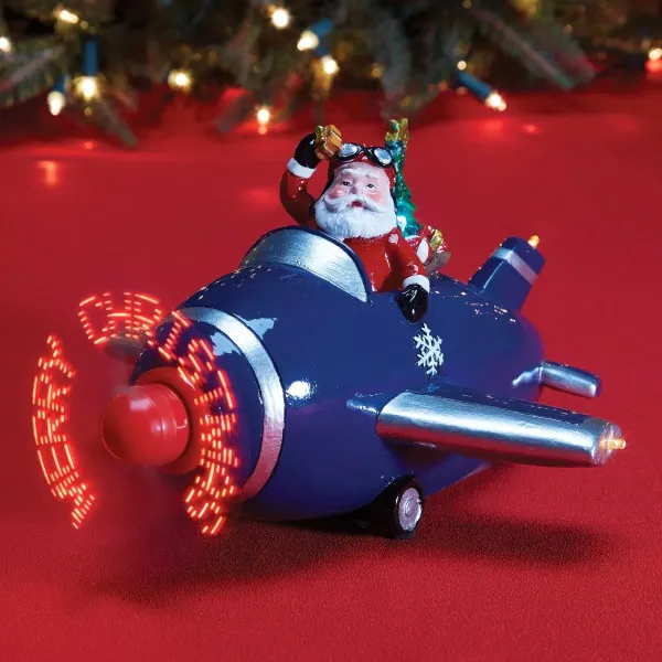 LED Flying Santa Christmas Display