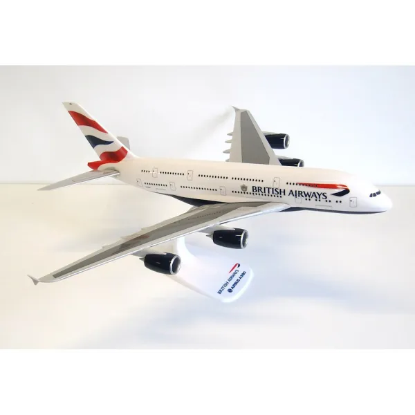 British Airways Airbus A380 Plastic Model - 1/200