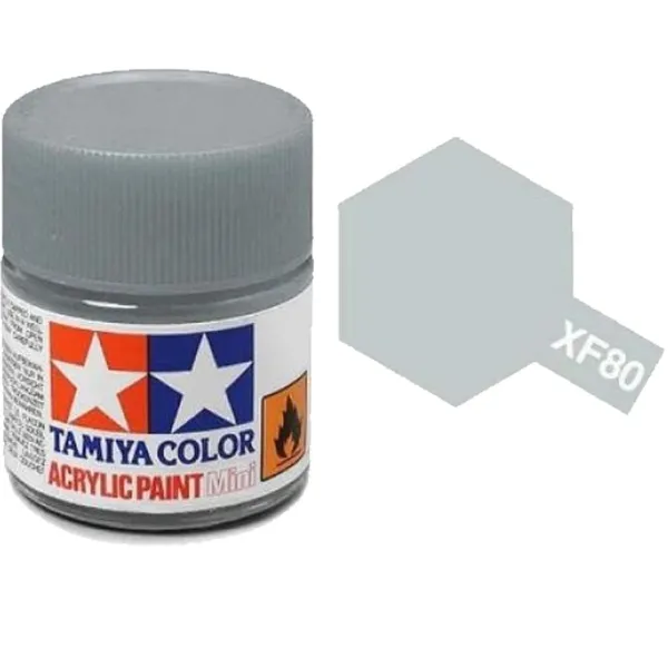 Tamiya XF-80 Naval Sea Grey Matt Acrylic Paint 10ml