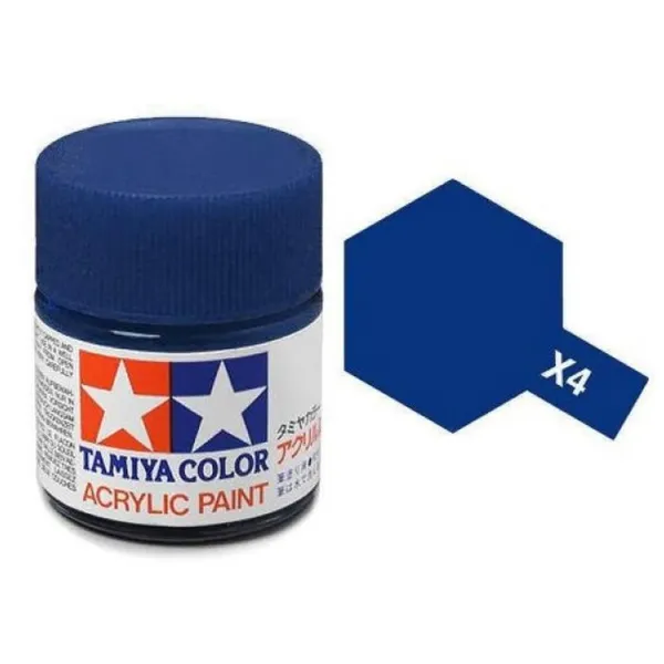 Tamiya X-4 Blue Gloss Acrylic Paint 10ml