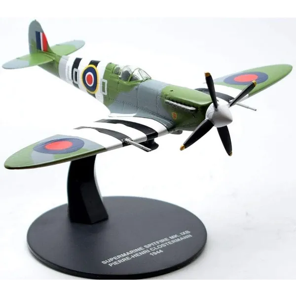 Spitfire MK1XB Pierre Henri Clostermann 1944 Diecast Model - Scale 1:72