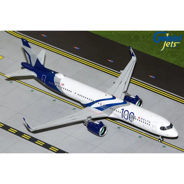 Gemini Jets Delta A321neo '100 Years Livery' Diecast - N589DT - 1/200