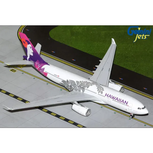 Gemini Jets Hawaiian Airlines Airbus A330-200 Diecast - N389HA - 1/200