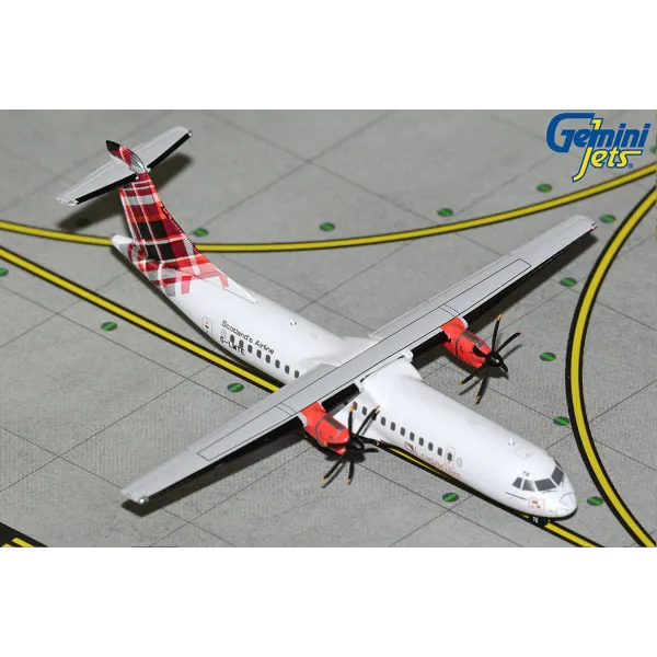 Gemini Jets Loganair ATR 72-600 Red Livery Diecast - G-LMTE - 1/400