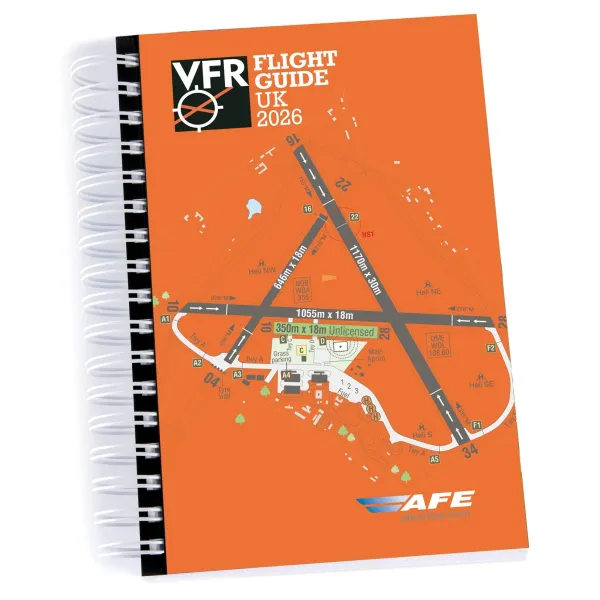 AFE 2026 UK Flight Guide - Spiral Bound