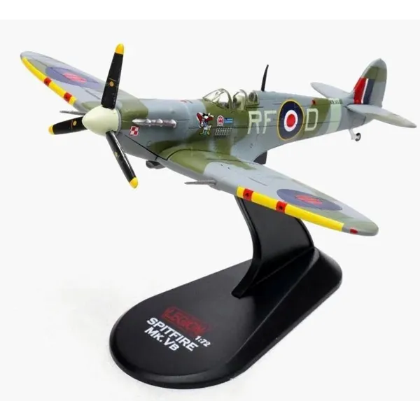 Spitfire MK.VB RF-D (303 Sqn) Diecast - 1/72