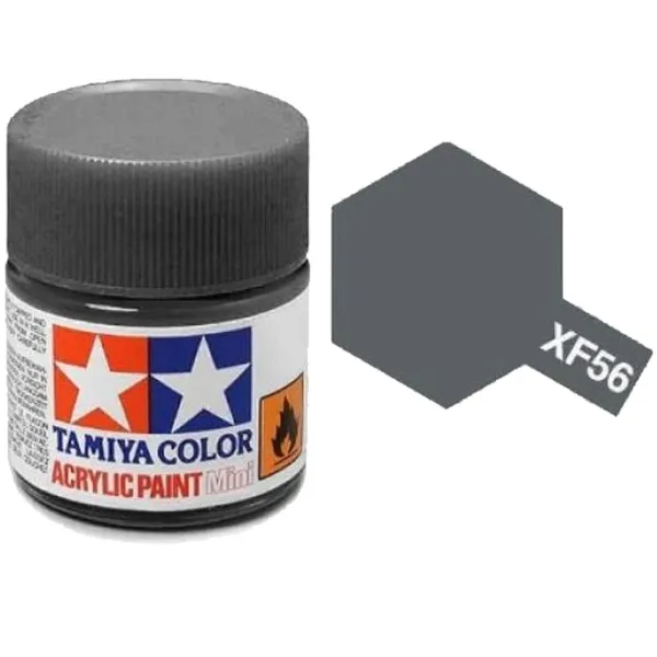 Tamiya XF-56 Metallic Grey Acrylic Paint 10ml