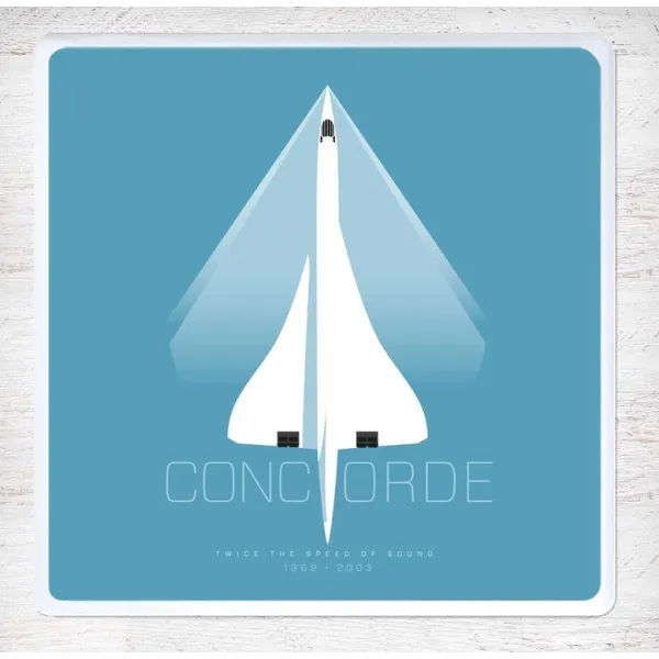 Concorde (Blue) Coaster by Peter McDermott