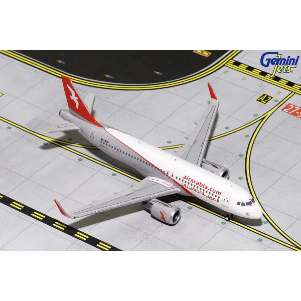 Gemini Jets Air Arabia Airbus A320-200S Diecast - A6-A0A - 1/400