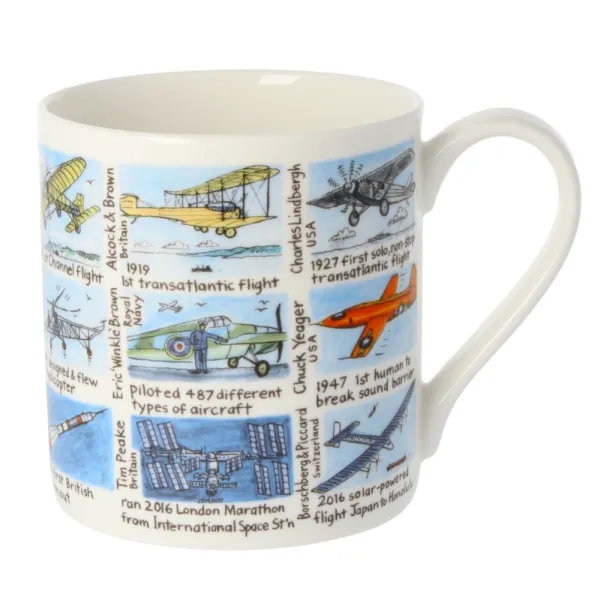 Aviation Firsts Large Mug