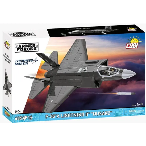 F-35A Lightning II "Husarz" Brick Model Kit