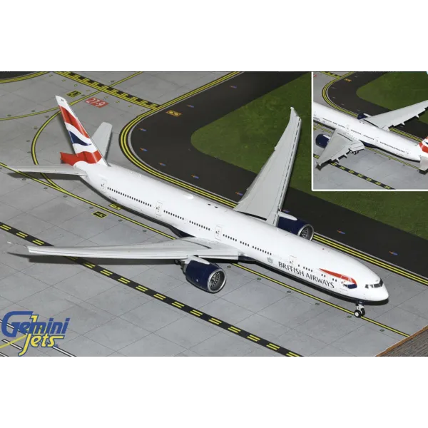 Gemini Jets British Airways B777-300ER Flaps Down Diecast - G-STBH - 1/200
