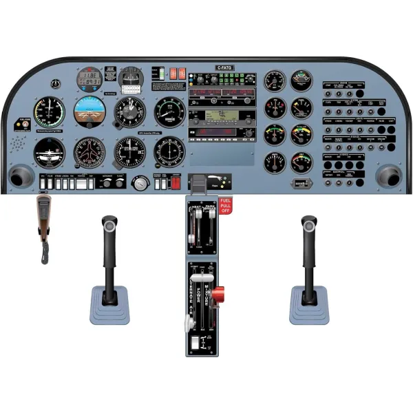 Diamond DA-20 Katana Cockpit Training Poster