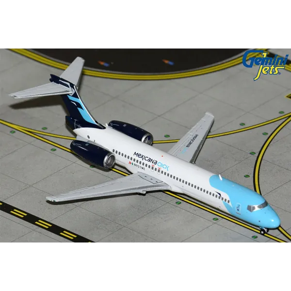 Gemini Jets Mexicana Click Boeing 717-200 Diecast - N94750 - 1/400