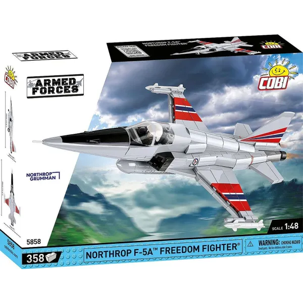 Northrop F-5A Freedom Fighter (Norwegian Air Force) Brick Model Kit