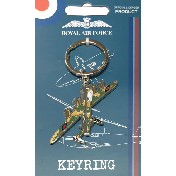 RAF Vintage Keyring  - Lancaster Aerial View