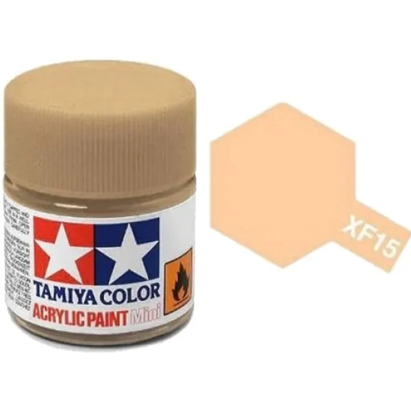 Tamiya XF-15 Flat Flesh Acrylic Paint 10ml