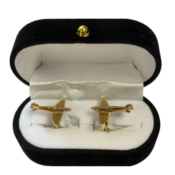 Spitfire Cufflinks - Gold Plated