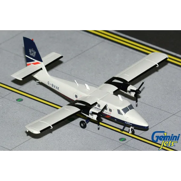 Gemini Jets British Airways Express / LoganAir DHC-6-300 Diecast - G-BVVK - 1/200