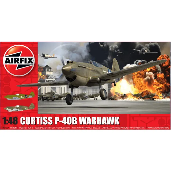 Airfix Curtiss P-40B Warhawk 1:48 Plastic Kit