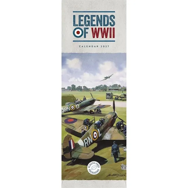 Legends Of WW2 Calendar SLIM 2027
