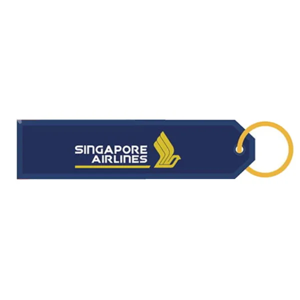 Singapore Airlines Embroidered Keyring