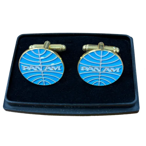 Pan Am Logo Cufflinks