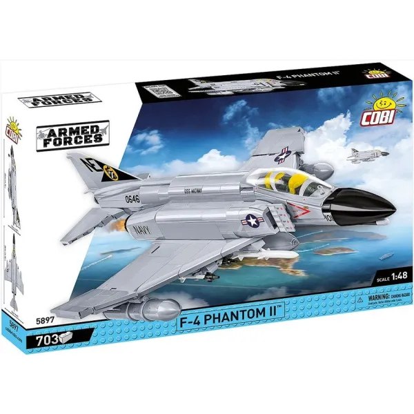 F-4 Phantom II - USS Midway Brick Model Kit