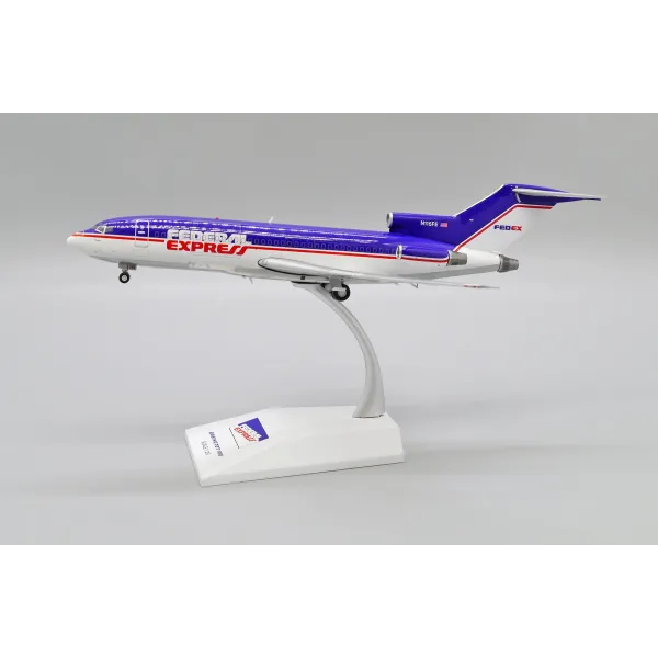 Fed-Ex Boeing 727-100 - N115FE Polished Livery Diecast - 1/200