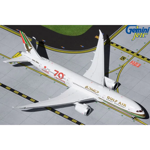 Gemini Jets Gulf Air Boeing 787-9 70th Anniversary Livery - A9C-FG - 1/400
