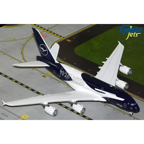 Gemini Jets Lufthansa Airbus A380-800 "100" Centennial Livery Diecast - D-AING - 1/200