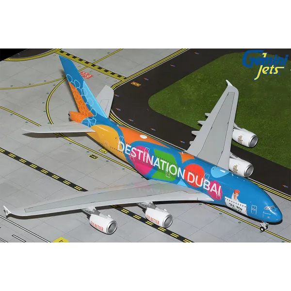 Gemini Jets Emirates Airbus A380 - Destination Dubai Diecast- A6-EES - 1/200