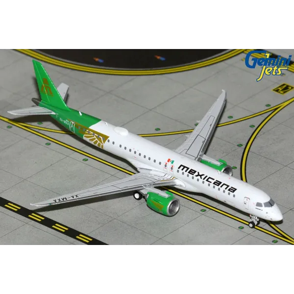 Gemini Jets Mexicana Embraer E-195-E2 Diecast - XA-MXA - 1/400