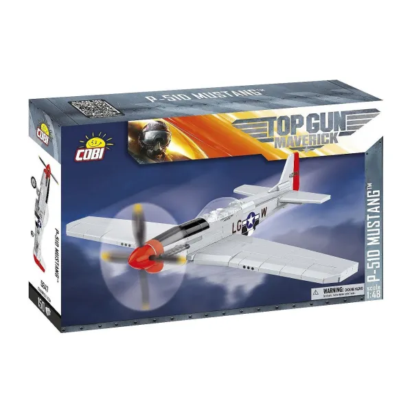 Top Gun P-51D Mustang Brick Model Kit - Scale 1/48
