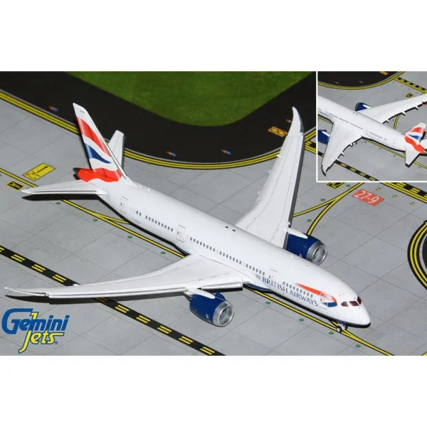 Gemini Jets British Airways Boeing 787-8 Flaps Down Diecast - G-ZBJG - 1/400